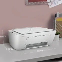 HP DeskJet 2734e Wireless Color Inkjet Printer, All-In-One, Print, Scan, Copy, 6 Months FREE Ink with + (26K72A#B1H)