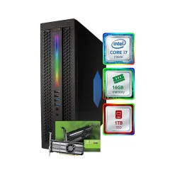 HP EliteDesk 800 G2 Refurbished Gaming Desktop Computer, Intel Core i7-6700, 16GB Memory, 1TB SSD (BTG-00050045STP)