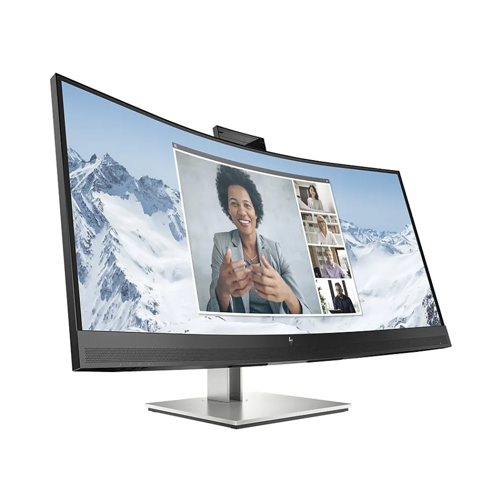 Clearance HP E34m G4 Conferencing Monitor 34" Curved LED, Black Head/Silver (Stand) (40Z26AA#ABA)
