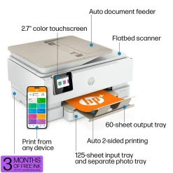 HP Envy Inspire ENVY 7955e Wireless Color Inkjet Printer, All-In-One, Print, Scan, Copy (1W2Y8A#B1H)