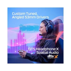 Clearance HP HyperX Cloud III Wireless Stereo Gaming Headset, USB Type-C, Black/Red (77Z46AA)