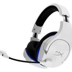 HP HyperX Cloud Stinger Core Wireless Noise Canceling Stereo Gaming Headset, White/Blue (4P5J1AA)