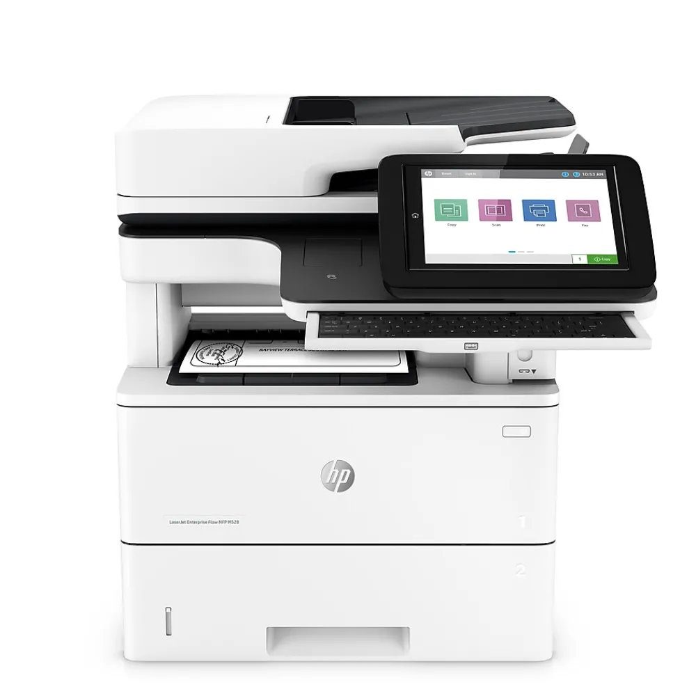 HP LaserJet Enterprise Multifunction M528dn Monochrome Laser Printer with Duplex Printing (1PV64A)