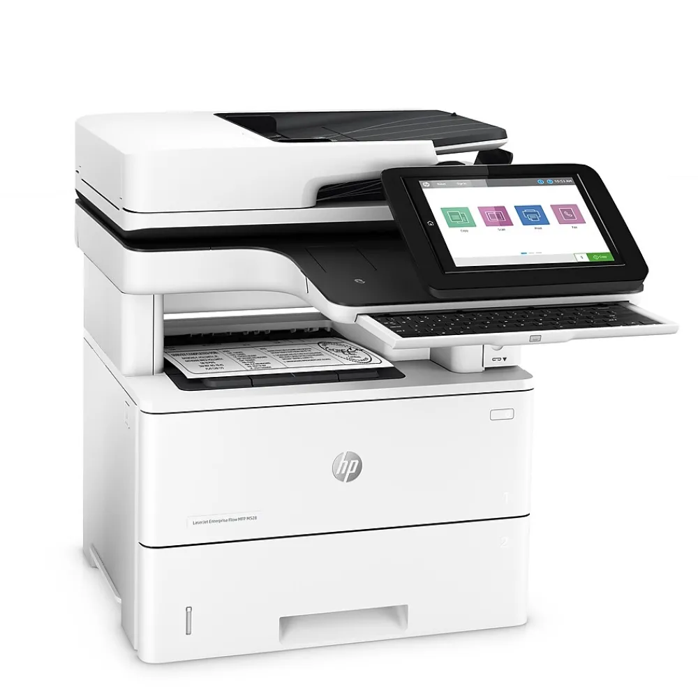 HP LaserJet Enterprise Multifunction M528dn Monochrome Laser Printer with Duplex Printing (1PV64A)