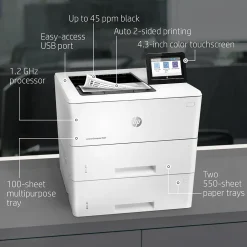 HP LaserJet Enterprise M507X Wireless Monochrome Laser Printer