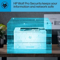 HP LaserJet Pro 4001n Wired Black & White Laser Printer, Single Function Print, Best for Office (2Z599F)