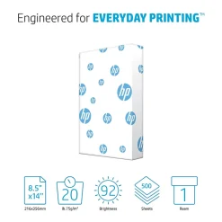 Multipurpose Paper*HP Office20 8.5" x 14" Multipurpose Paper, 20 lbs., 92 Brightness, 500 Sheets/Ream (C8514)