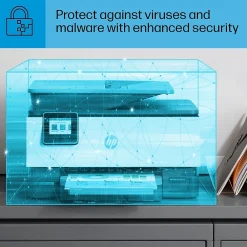 HP OfficeJet 9012e Wireless All-in-One Color Inkjet Printer, Duplex, Best for home office, 6 mo. Instant Ink with + (1G5L4A)