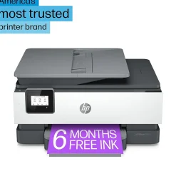 HP OfficeJet 8015e Wireless Color Inkjet Printer, All-In-One, Print, Scan, Copy (228F5A#B1H)