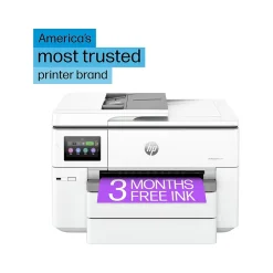 HP OfficeJet Pro 9730e Wide Format Wireless All-in-One Color Printer, Best for Office, 3 Months FREE INK with + (537P6A)