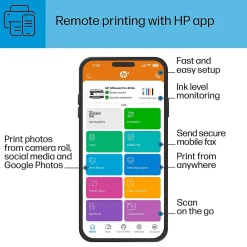 HP OfficeJet Pro 8135e Wireless Color Inkjet Printer, All-In-One, Print, Scan, Copy, Fax (40Q35A#B1H)