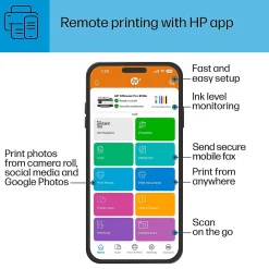 HP OfficeJet Pro 8139e Wireless Color Inkjet Printer, All-In-One, Print, Scan, Copy, Fax (40Q51A#B1H)