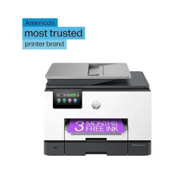 HP OfficeJet Pro 9135e Wireless Color Inkjet Printer, All-In-One, Print, Scan, Copy, Fax, 3 Months FREE INK with + (404M0A)