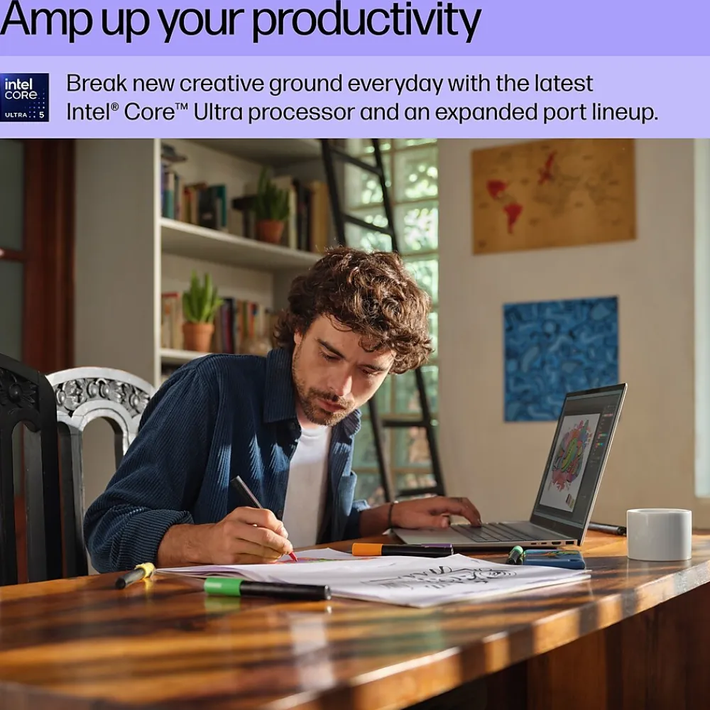 Hot HP Pavilion 16" FHD AI Laptop, Intel Core Ultra 5-125U, 8GB RAM, 512GB SSD, Backlit Keyboard, Windows 11 Home