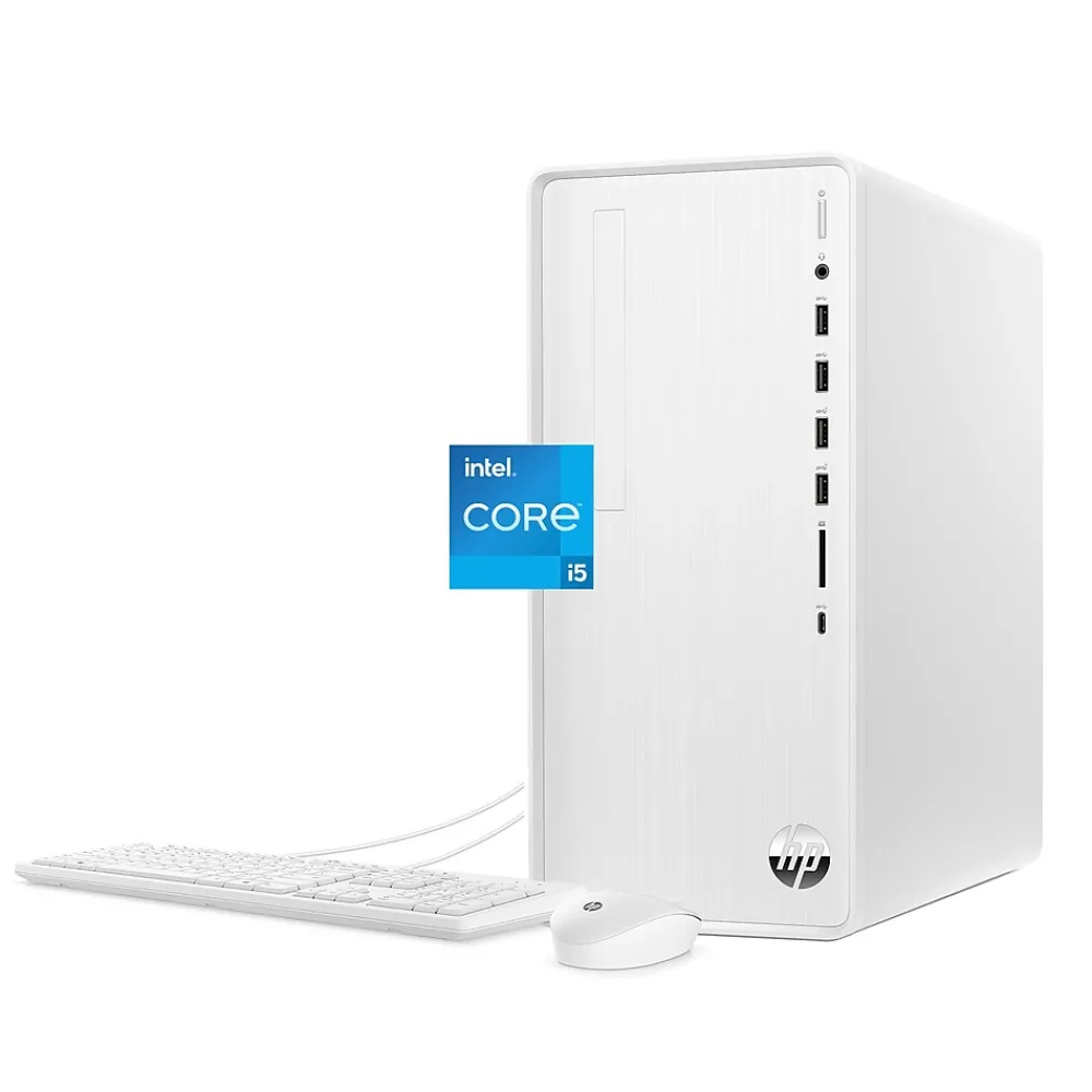 Outlet HP Pavilion Desktop Computer, Intel Core i5-12400, 12GB RAM, 256GB SSD, Mouse & Keyboard Included, Windows 11 Home