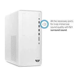 Outlet HP Pavilion Desktop Computer, Intel Core i5-12400, 12GB RAM, 256GB SSD, Mouse & Keyboard Included, Windows 11 Home