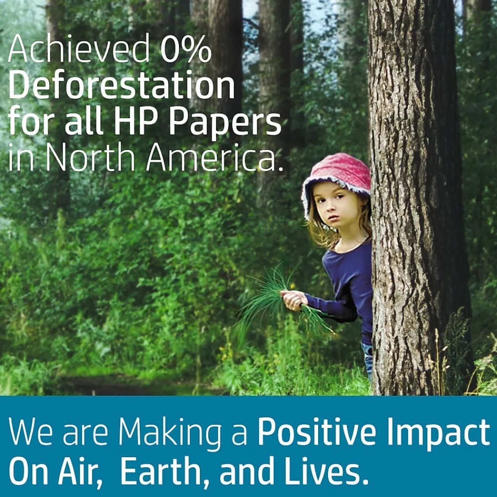 Multipurpose Paper*HP Premium24 8.5" x 11" Laser Paper, 24 lbs., 100 Brightness, 500 Sheets/Ream (J1124)