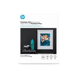 Photo Paper*HP Premium Plus Glossy Photo Paper, 8.5" x 11", 50 Sheet/Pack (CR664A)