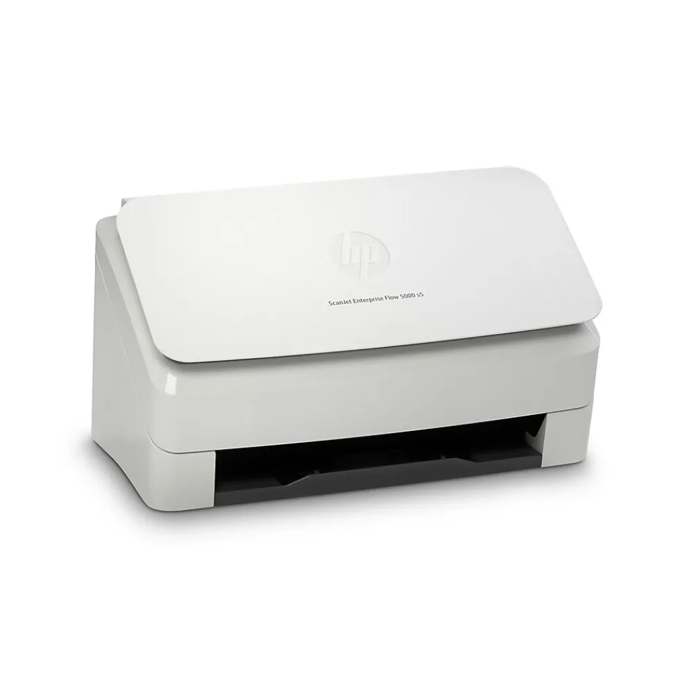 HP ScanJet Enterprise Flow 5000 s5 Duplex Desktop Document Scanner, White (6FW09A#BGJ)