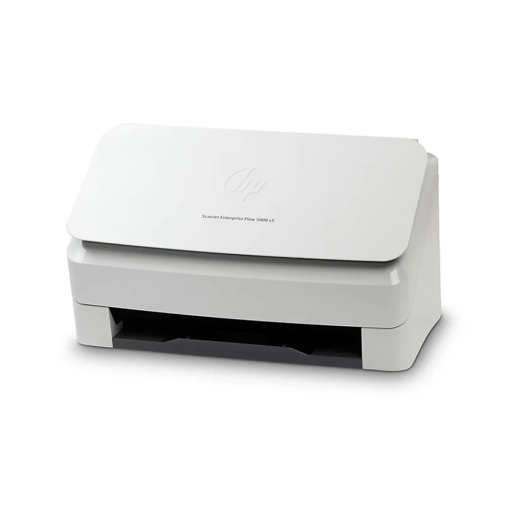 HP ScanJet Enterprise Flow 5000 s5 Duplex Desktop Document Scanner, White (6FW09A#BGJ)