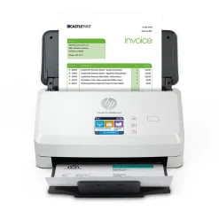 HP Scanjet Pro N4000 Snw1 Duplex Desktop Document Scanner, White (6FW08A#BGJ)