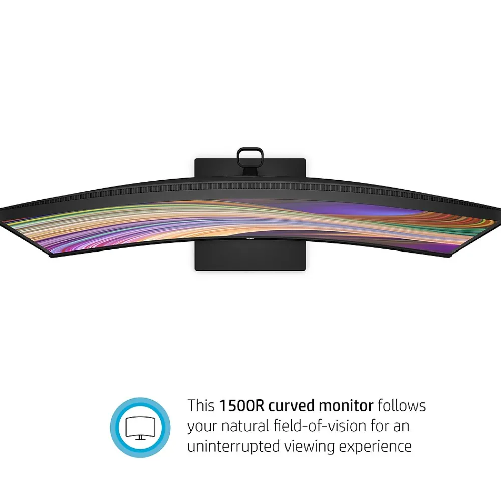 Hot HP V27c G5 27" Curved LCD Monitor, Black (65P60AA#ABA)