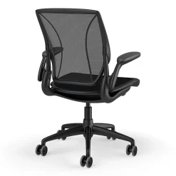 Office Chairs*Humanscale Diffrient World Ergonomic Fabric/Mesh Swivel Task Chair, Black (W11BM10CF10SHNSC)