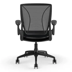 Office Chairs*Humanscale Diffrient World Ergonomic Fabric/Mesh Swivel Task Chair, Black (W11BM10CF10SHNSC)