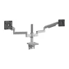 Outlet Humanscale Dual Monitor Arm, Silver (X22TBS)