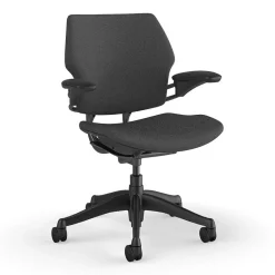 Office Chairs*Humanscale Freedom Ergonomic Fabric Swivel Task Chair, Gray (F111GFT12XFSHNSC)