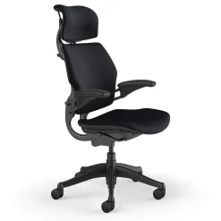 Office Chairs*Humanscale Freedom Headrest Ergonomic Fabric Swivel Task Chair, Black (F211GCF10XFSHNSC)