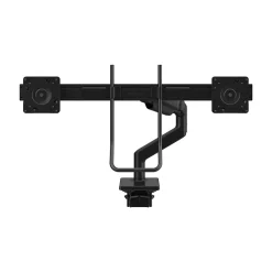 Best Humanscale M8.1 Adjustable Dual Monitor Arm with Crossbar, Up to 28" Monitors, Black (M82HBB)