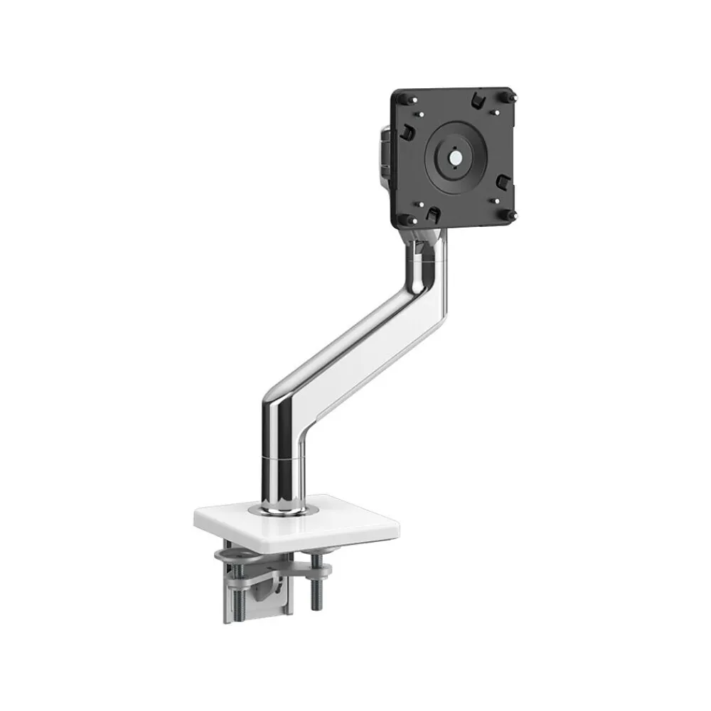 Humanscale M10 Adjustable Single Monitor Arm, Polished Aluminum (M11TBW)