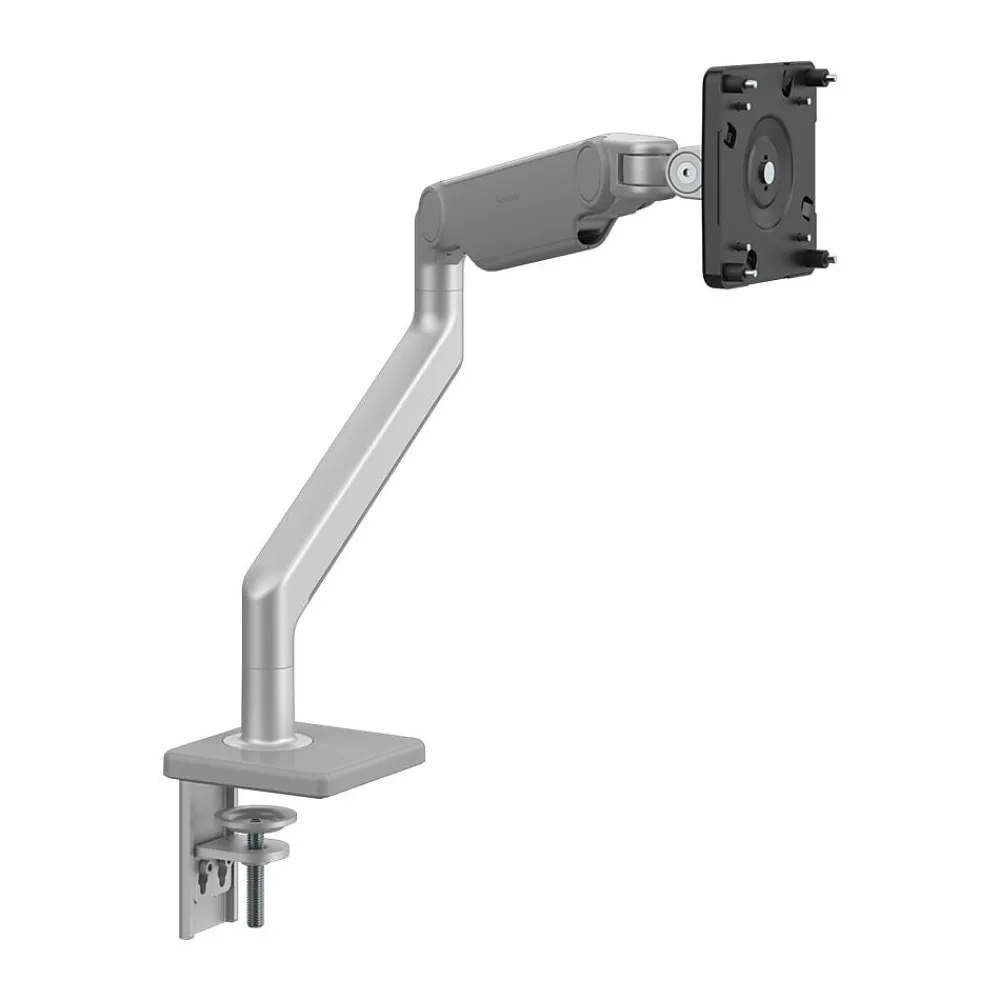 Sale Humanscale M2.1 Adjustable Single Monitor Arm, Silver (M21TBS)
