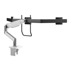 Outlet Humanscale M10 Adjustable Triple Monitor Arm with Crossbar and Handle, up to 26.5
