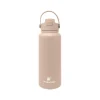 HYDRAFLOW Neutral Hybrid Stainless Steel Vacuum Insulated Flip Straw Bottle, 34 oz., Clay (213294)