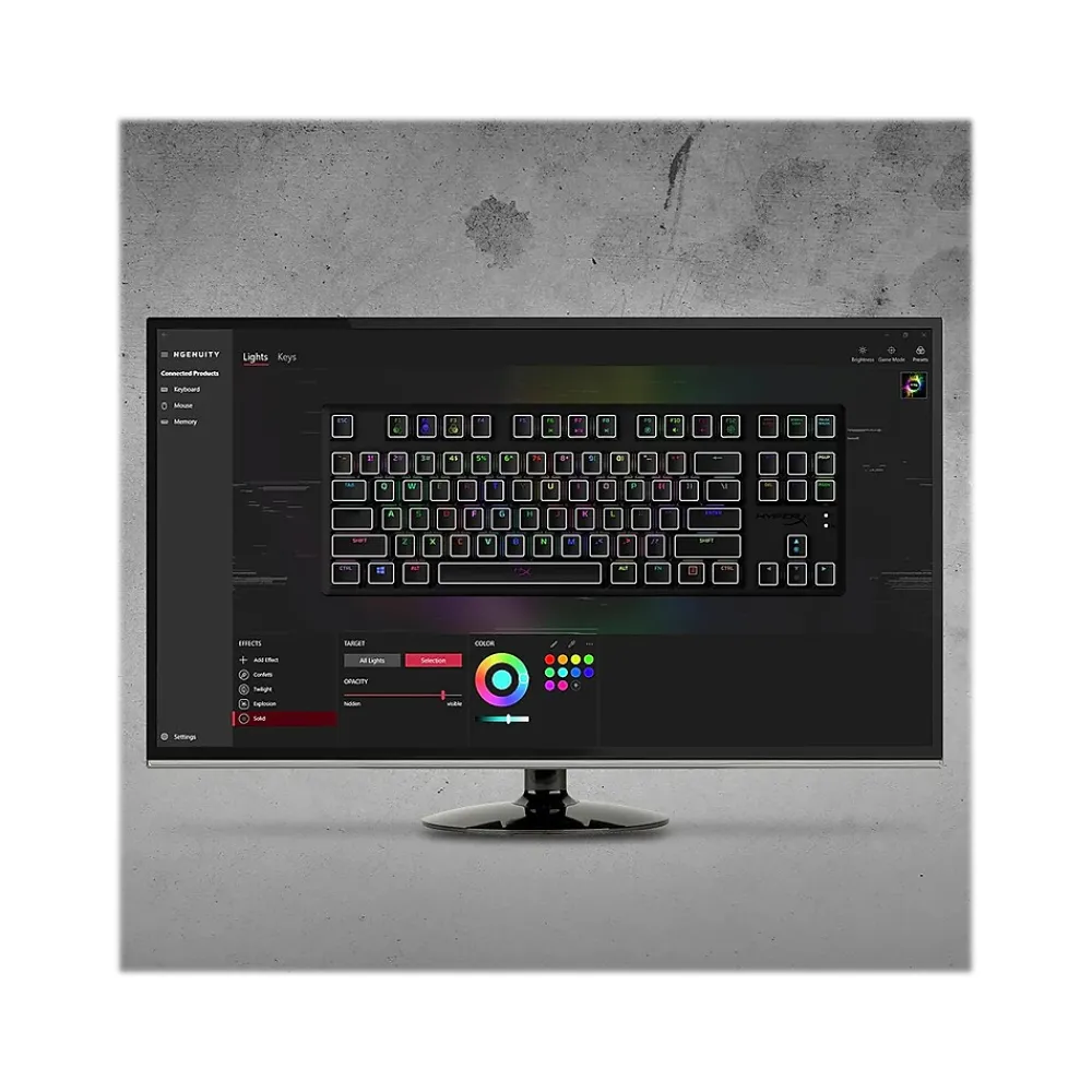 Outlet HyperX Alloy Origins Core Gaming Mechanical Keyboard, Black (4P5P3AA#ABA)