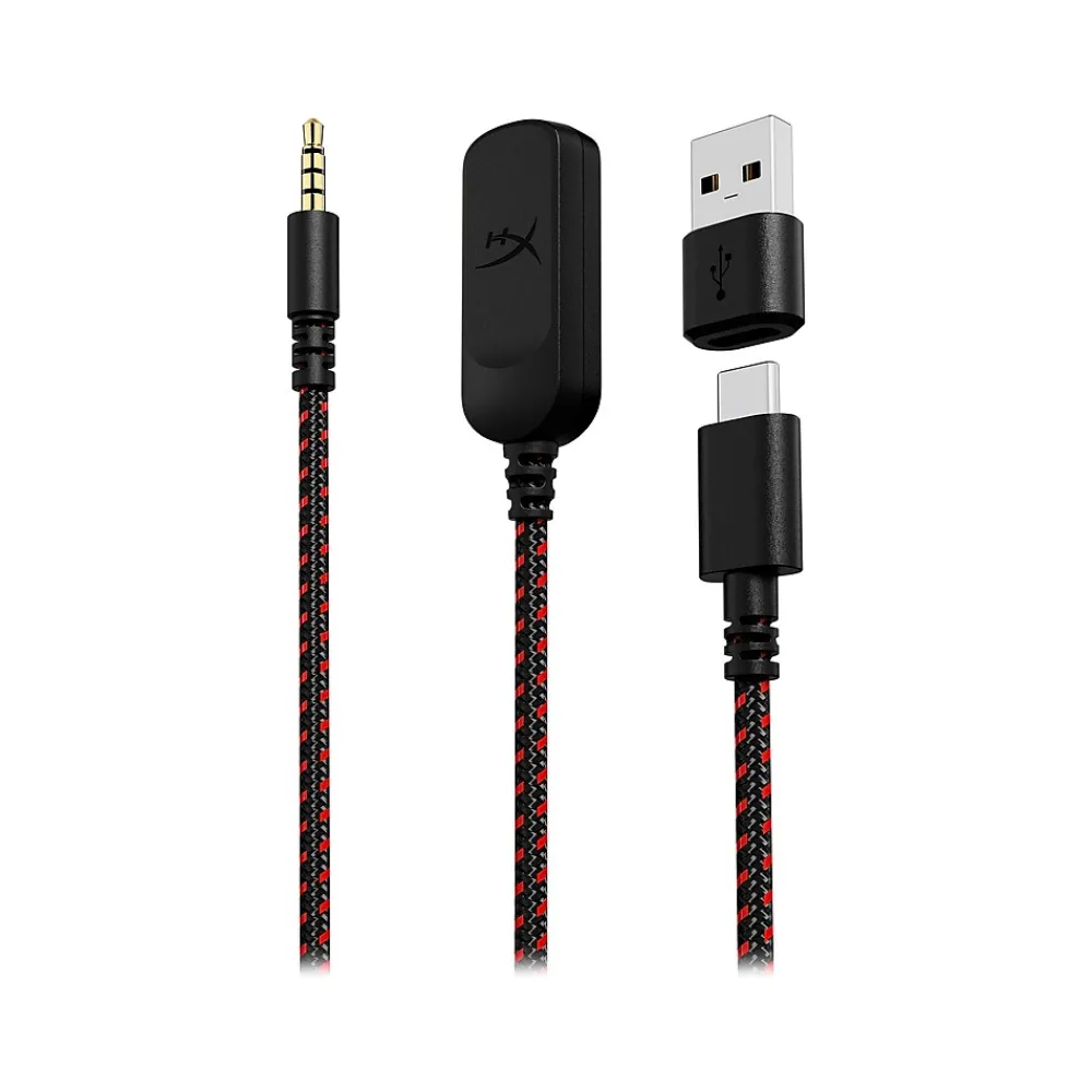 Hot HyperX Cloud III Noise Canceling Stereo Gaming Headset, USB, 3.5mm, Black/Red (727A9AA)