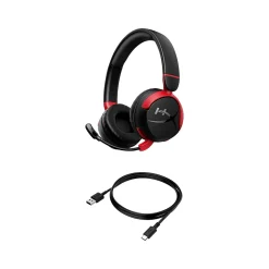 Best HyperX Cloud Mini Wireless Active Noise Canceling Bluetooth Gaming On Ear Headset, Chromebook Certified, Black (7G8F1AA)