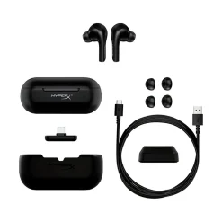 Cloud MIX Buds Wireless Ambient Sound Earbuds, Bluetooth, Black (4P5D9AA)<HyperX New