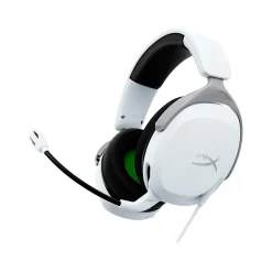 New HyperX CloudX Stinger 2 Core Noise Canceling Gaming Headset, 3.5mm, White (6H9B7AA)