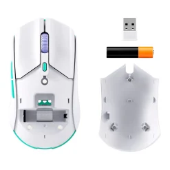 New HyperX Pulsefire Haste 2 Core Wireless Optical Gaming Mouse, White (8R2E7AA)