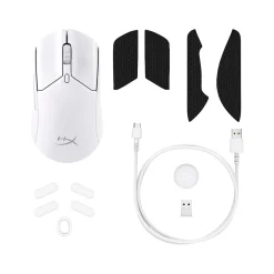 Online HyperX Pulsefire Haste 2 Wireless Optical Gaming Mouse, White (6N0A9AA)