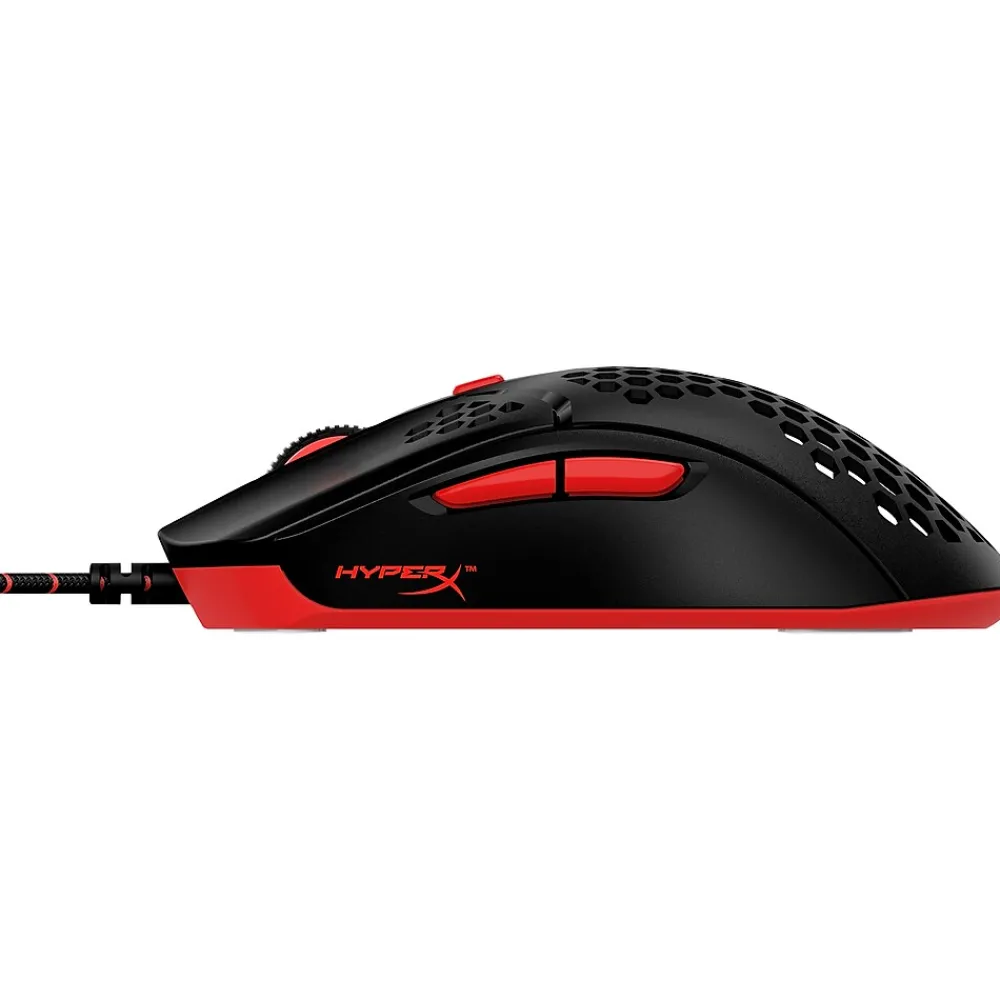 New HyperX Pulsefire Haste Optical USB Gaming Mouse, Black/Red (4P5E3AA)