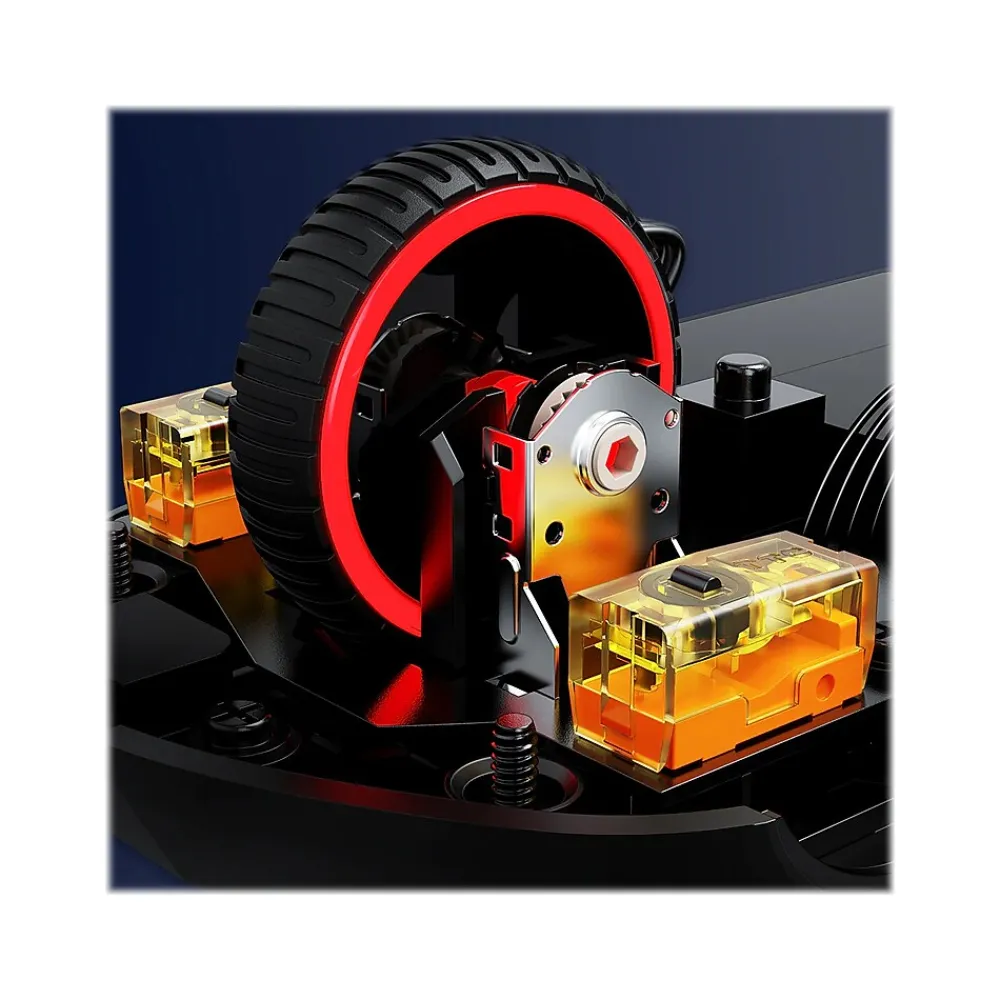 New HyperX Pulsefire Haste Optical USB Gaming Mouse, Black/Red (4P5E3AA)