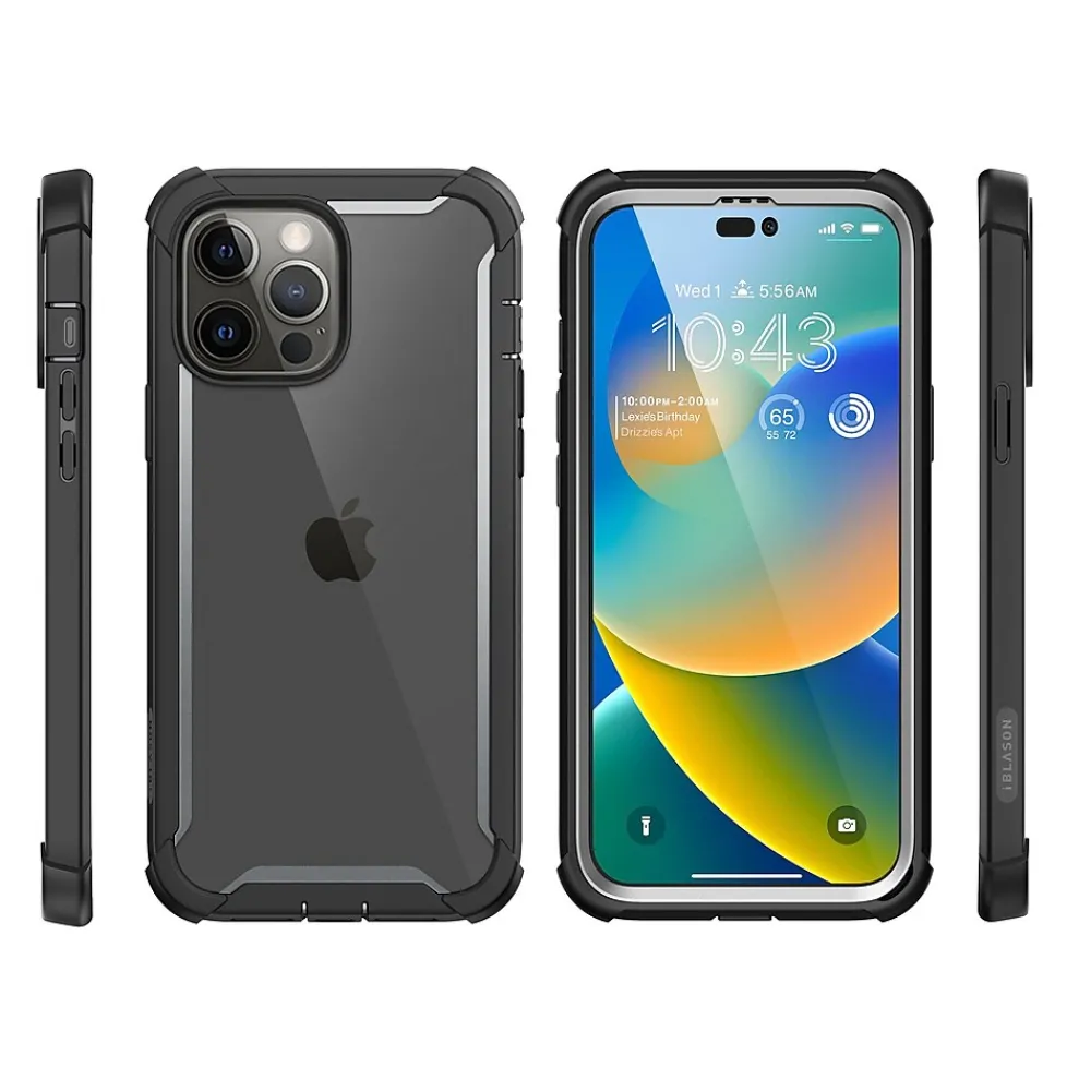 i-Blason Ares Black Case for iPhone 14 Pro (iPhone2022Pro-6.1-Ares-SP-Black)