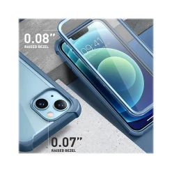i-Blason Ares Blue Bumper Case for iPhone 13 (iPhone2021-6.1-Ares-SP-Azure)