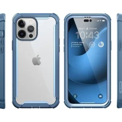 i-Blason Ares Blue Case for iPhone 14 Pro Max (iPhone2022Pro-6.7-Ares-SP-Azure)