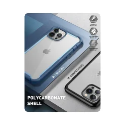 i-Blason Ares Blue Case for iPhone 14 Pro Max (iPhone2022Pro-6.7-Ares-SP-Azure)