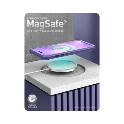 i-Blason Ares Deep Purple Case for iPhone 14 Pro Max (iPhone2022Pro-6.7-Ares-SP-Mauve)